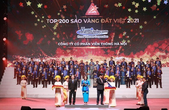 Công ty cổ phần Viễn thông Hà Nội được vinh danh Top 200 Sao Vàng đất Việt 2021