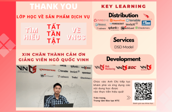 HTC 2nd Friday Learning Day: Cảm ơn khóa học về SPDV “Tìm hiểu tất tần tật về VNCS”