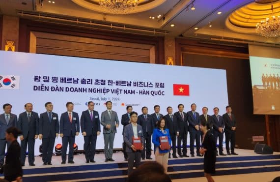 Hanoi Telecom and Mirae N Edu Partner signed A strategic cooperation in the field of Education and Training at the Vietnam – Korea Business Forum